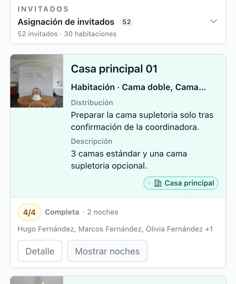 Alojamiento en el móvil