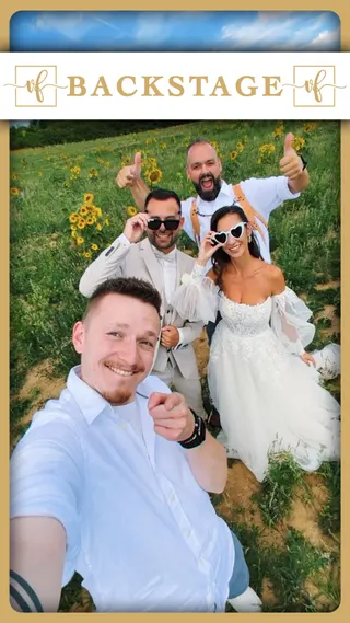 Svatba na místě Hotel Vinice Hnanice (Svatby podle Katy), příspěvek @nesvatbovi z roku 2023