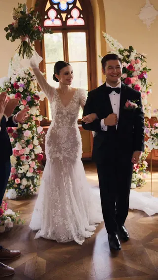 Svatba na místě Château St. Havel (Something Blue Weddings), příspěvek @kvitidecor z roku 2025