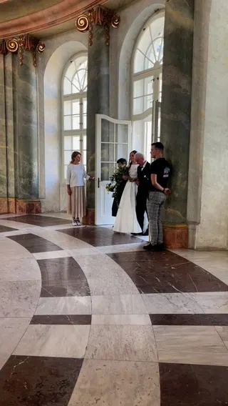 Svatba na místě Zámek Karlova Koruna (Svatby s Klárou), příspěvek @boys.and.roses z roku 2025