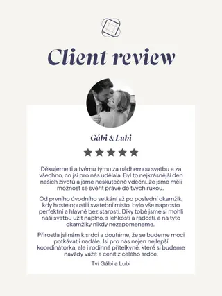 Svatba na místě Resort Oblík (Boutique Weddings), příspěvek @boutiqueweddingsprague z roku 2026